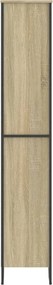 vidaXL Βιβλιοθήκη Χρώμα Sonoma Δρυς 80x31x169 εκ. Επεξεργασμένο Ξύλο