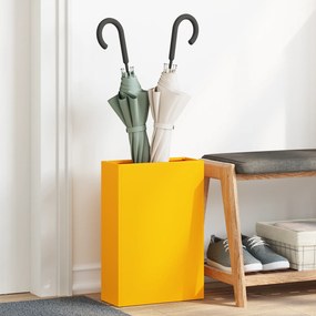 vidaXL Στηρίγματα ομπρελών μουσταρδί, 28x12x41 cm, Ατσάλι