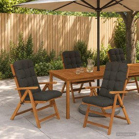 vidaXL Σέτ Μαξιλαριών Υψηλής Πλάτης 6 Τεμαχίων VIANEN 6 pcs Ανθρακί