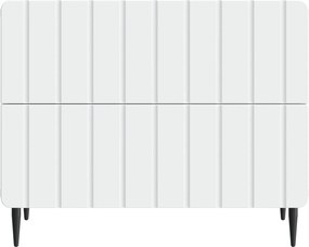 vidaXL Κομοδίνο Λευκό 62 x 34,5 x 49,5 εκ. Επεξεργασμένο Ξύλο