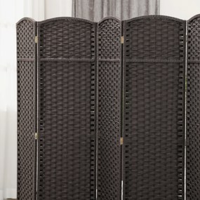 HOMCOM Διαχωριστικό δωματίου 6 πάνελ, πτυσσόμενο, για σαλόνι, υπνοδωμάτιο, γραφείο, καφέ