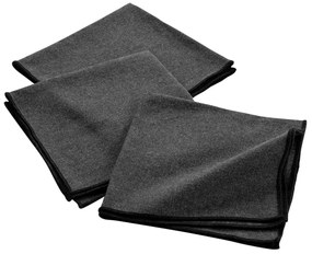 Πετσέτες Φαγητού (Σετ 3τμχ) L-C Mistraline Anthracite 1731234