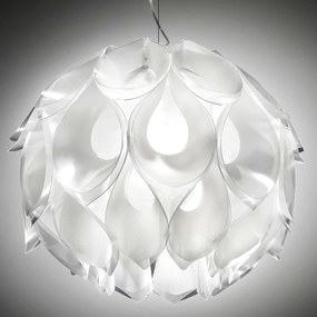 Φωτιστικό Οροφής Led Flora Medium White Slamp Αλουμίνιο,Πολυπροπυλένιο