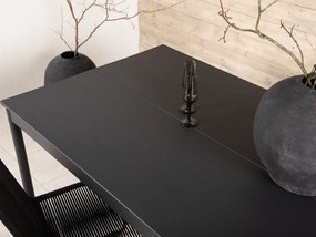 Τραπέζι εξωτερικού χώρου Dallas 2835, Μέταλλο, 75x100cm, 30 kg, Μαύρο, Μέταλλο | Epipla1.gr