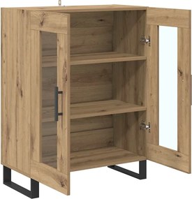 vidaXL Πλαϊνό γραφείο Artisan Oak 69,5 x 34 x 90 εκ.