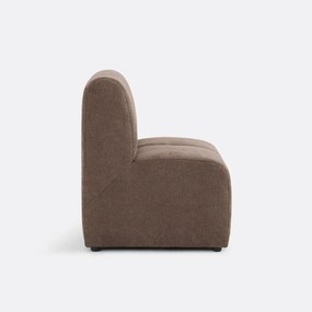 Μονό κάθισμα τραπεζαρίας από λεπτό chenille, ANETA