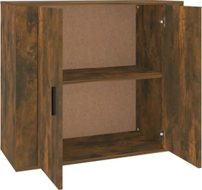 vidaXL Ντουλάπι Καπνιστή Δρυς 80x33x70 εκ. από Επεξεργασμένο Ξύλο