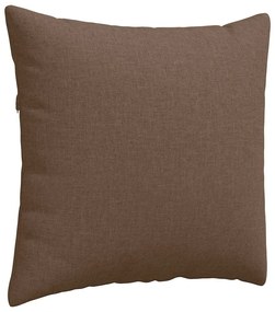 vidaXL Μαξιλάρι Καναπέ 2 pcs Καφέ 50 x 50 cm ύφασμα