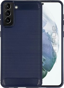Θήκη Σιλικόνης Sonique Carbon Brushed Samsung Galaxy S21 Plus Μπλέ