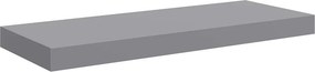 vidaXL Ράφια Τοίχου 4 τεμ. Γκρι 60 x 23,5 x 3,8 εκ. MDF