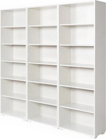 Βιβλιοθήκη Λευκό DOVOU 180x30x2
