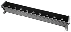 GloboStar® 115502 Wall Washer LED 30cm 9W AC 230V 900lm 30° Αδιάβροχο IP65 Ψυχρό Λευκό 6000K