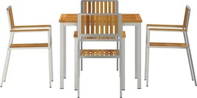 vidaXL Σετ Εξωτερικής Τραπέζης 5 τμχ. 90 x 90 x 75 cm