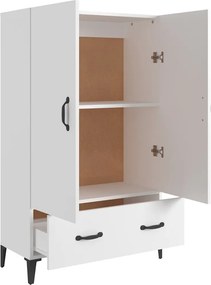 vidaXL Ντουλάπι Λευκό 70 x 31 x 115 εκ. από Επεξεργασμένο Ξύλο