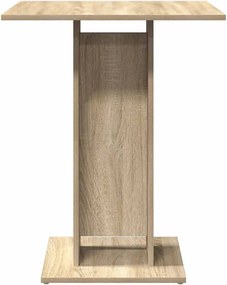 vidaXL Τραπέζι Bistro Χρώμα Sonoma Δρυς 60 x 60 x 75 εκ. Επεξ. Ξύλο