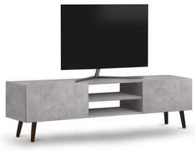 Megapap Έπιπλο Τηλεόρασης Plane Γκρι Ρετρό 150x32x46εκ.