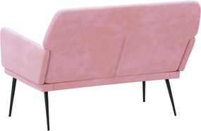 vidaXL Πάγκος Ροζ 108 x 79 x 79 εκ. Βελούδινος