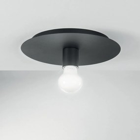 Φωτιστικό Οροφής - Πλαφονιέρα I-Strike-PL1-NER E27 86x25cm Black Luce Ambiente Design
