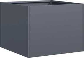 vidaXL Ζαρντινιέρα Ανθρακί 40x40x30 εκ. από Χάλυβα