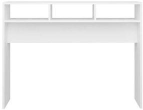 vidaXL Τραπέζι Κονσόλα Λευκό 105 x 30 x 80 εκ. από Επεξ. Ξύλο