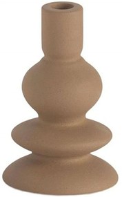 Κηροπήγιο AH-AX24041 11x16cm Brown Andrea House Ceramic