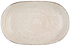 Πιατέλα Πορσελάνης Οβάλ Mocha 33εκ. Νo. 4505 - ID Fine