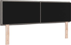 vidaXL Κεφαλάρι με κεφαλάρι Taupe 160 cm Τεχνητό Δέρμα