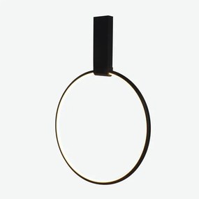 ARTE ILLUMINA ΦΩΤΙΣΤΙΚΟ ΚΡΕΜΑΣΤΟ LED 32W D40*H20cm ΜΑΥΡΟ 3CCT Eurolamp 144-17030