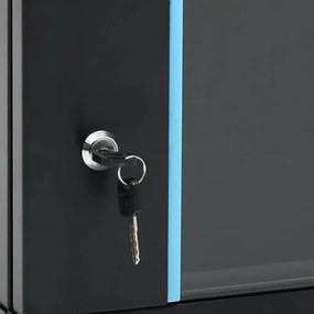 vidaXL Καμπίνα Δικτύου Επιτοίχια 9U 19&#039;&#039; IP20 600x450x510 χιλ.