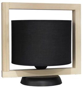 Πορτατίφ Heronia HKF-03 14-0231 Wood/Black
