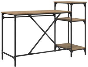 vidaXL Γραφείο Artisan Oak 135 x 50 x 90 cm Επεξεργασμένο ξύλο