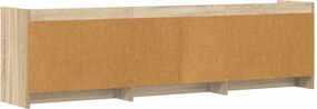 vidaXL Ντουλάπι TV 168 x 33 x 47 εκ. Sonoma Δρυς Επεξεργασμένο Ξύλο