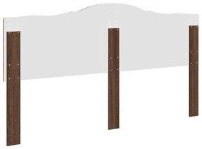 vidaXL Κεφαλάρι με κεφαλάρι Καφέ δρυς 180 cm Επεξεργασμένο ξύλο