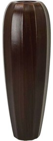 Βάζο Μπόμπα 15-00-22507-45 Φ15x48cm Brown Marhome Κεραμικό