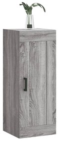 vidaXL Ντουλάπι Τοίχου Γκρι Sonoma 34,5 x 34 x 90 εκ. Επεξεργ. Ξύλο