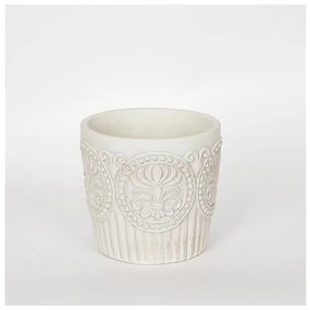 Κασπώ Γκρι Με Σχέδιο 17.5x17.5x16cm 752-18040 Estheti-752-18040-Γκρι 752-18040