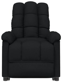 vidaXL Πολυθρόνα Μασάζ με Ανύψωση Μαύρη Υφασμάτινη