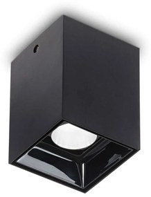 Φωτιστικό Οροφής - Spot Nitro Square 206042 5,5x9cm LED 10W 3000K 1100Lm Black Ideal Lux