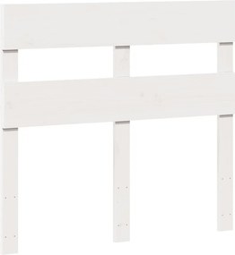 vidaXL Σκελετός Κρεβ. Χωρίς Στρώμα Λευκό 75x190 εκ Μασίφ Πεύκο