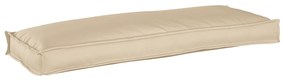 vidaXL Κάλυμμα Παλέτας για Καναπέ Μπεζ 110x40x8 εκ. Ύφασμα Oxford