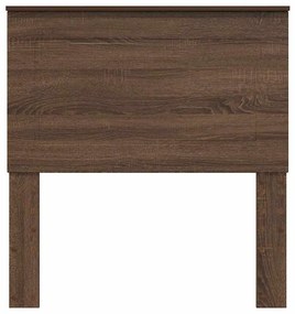vidaXL Κεφαλάρι Καφέ δρυς 90 cm Επεξεργασμένο ξύλο