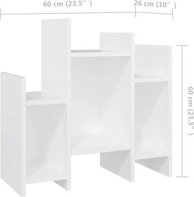 vidaXL Βοηθητικό Ντουλάπι Λευκό 60 x 26 x 60 εκ. από Επεξ. Ξύλο