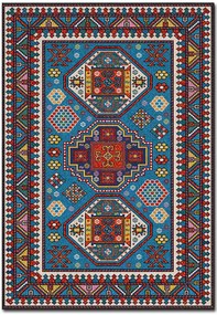 Χαλί Asr Crpt-101 288NGR2175 Blue-Multi Conceptum Hypnose 140X220 cm