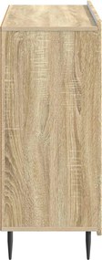 vidaXL Πλαϊνό γραφείο Sonoma Δρυς 89 x 34,5 x 82 εκ.