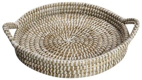 Διακοσμητικός Δίσκος KAG139 Φ45cm Beige Espiel Jute