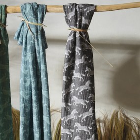 Παρεό Ματλασέ (110x160) Kentia Stylish Kumba 30 Grey