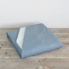 Κουβερλί Natara Light Grey-Grey Petrol Nima Μονό 160x240cm Microfiber