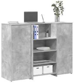vidaXL Γραφείο υποδοχής 135x50x103,5 εκ. Επεξεργασμένο Ξύλο