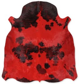 Δέρμα Αγελάδας Dyed Red-Black - 200x220