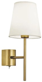 Φωτιστικό Τοίχου-Απλίκα Sonia 4229200 Gold Viokef Metal, Fabric